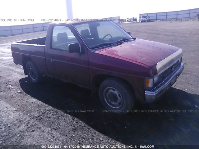 1N6SD11S6NC365563 - 1992 NISSAN TRUCK SHORT WHEELBASE RED photo 1