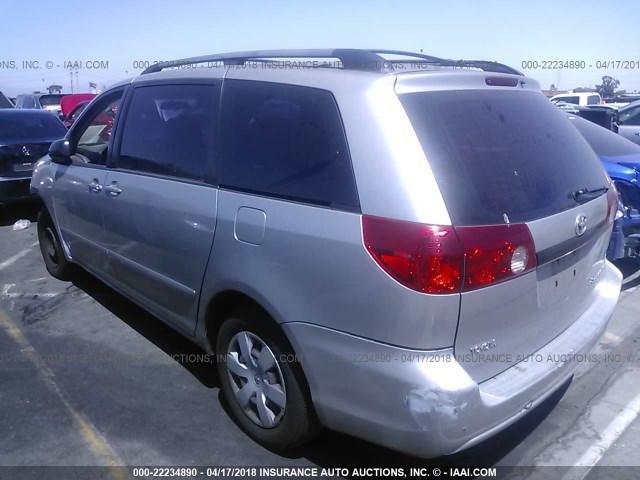 5TDZA23CX6S563052 - 2006 TOYOTA SIENNA CE/LE GRAY photo 3