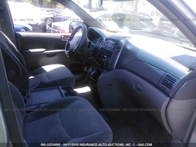 5TDZA23CX6S563052 - 2006 TOYOTA SIENNA CE/LE GRAY photo 5