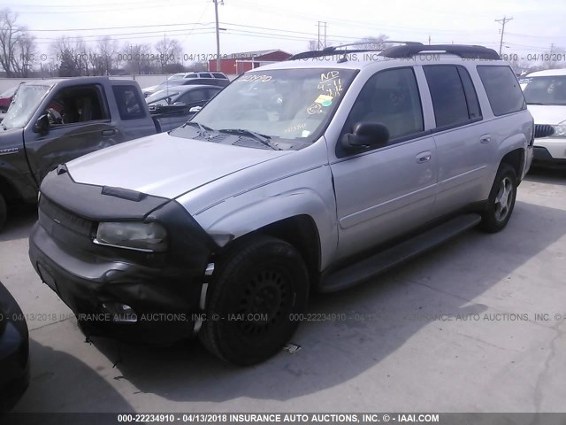 1GNET16S856151580 - 2005 CHEVROLET TRAILBLAZER EXT LS/EXT LT SILVER photo 2