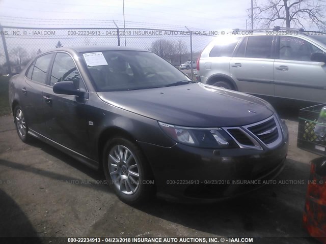 YS3FB49Y881112256 - 2008 SAAB 9-3 2.0T GRAY photo 1