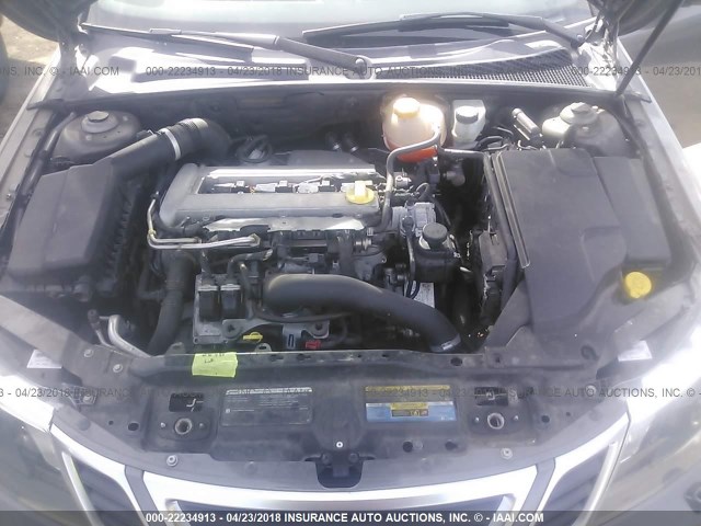 YS3FB49Y881112256 - 2008 SAAB 9-3 2.0T GRAY photo 10