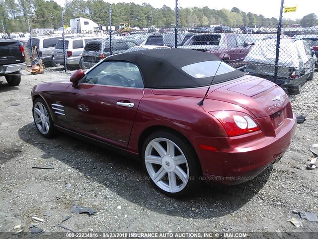 1C3AN65L05X056390 - 2005 CHRYSLER CROSSFIRE LIMITED RED photo 3