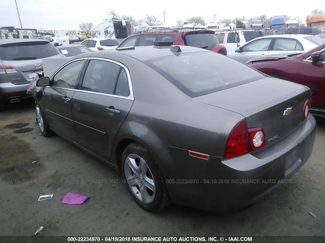 1G1ZB5E00CF148876 - 2012 CHEVROLET MALIBU LS Qəhvəyi foto 3