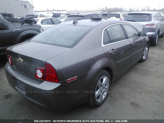 1G1ZB5E00CF148876 - 2012 CHEVROLET MALIBU LS Qəhvəyi foto 4