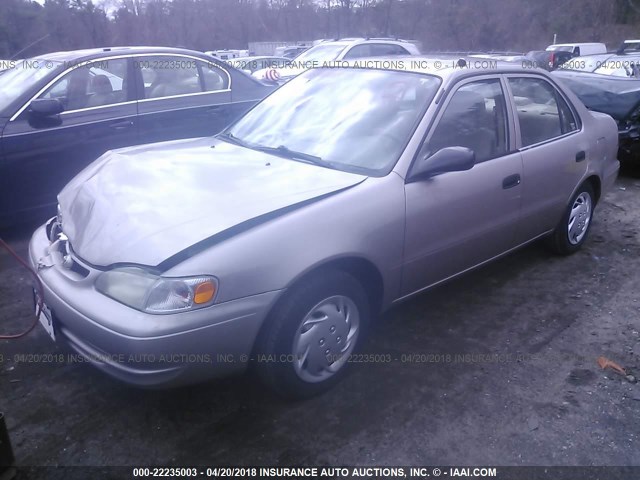 2T1BR12E4XC238253 - 1999 TOYOTA COROLLA VE/CE/LE 棕色 照片 2