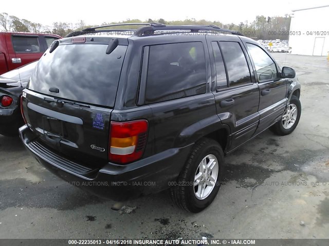 1J4GW48S64C377456 - 2004 JEEP GRAND CHEROKEE LAREDO/COLUMBIA/FREEDOM 黑色 照片 4