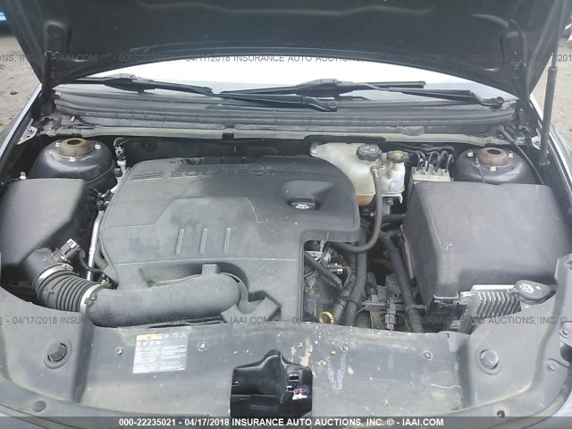 1G1ZB5E10BF326230 - 2011 CHEVROLET MALIBU LS 灰色 照片 10