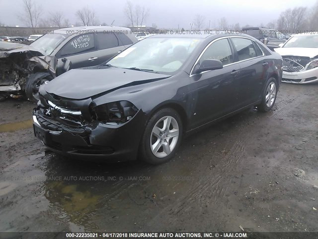 1G1ZB5E10BF326230 - 2011 CHEVROLET MALIBU LS 灰色 照片 2