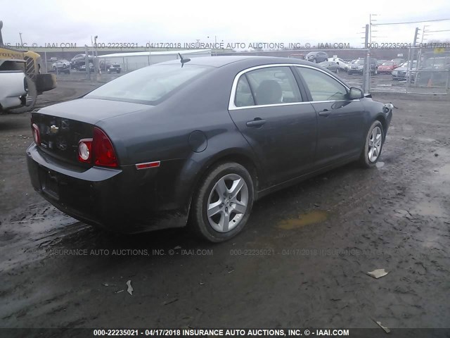 1G1ZB5E10BF326230 - 2011 CHEVROLET MALIBU LS 灰色 照片 4