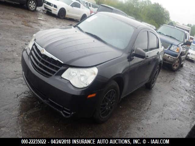 1C3LC46K07N645379 - 2007 CHRYSLER SEBRING BLACK photo 2