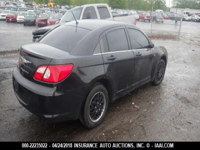 1C3LC46K07N645379 - 2007 CHRYSLER SEBRING BLACK photo 4