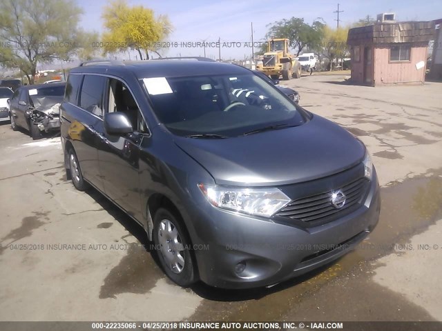 JN8AE2KP5F9132787 - 2015 NISSAN QUEST S/SV/SL/PLATINUM GRAY photo 1