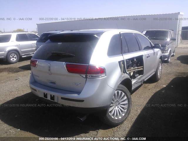 2LMDJ6JK0EBL15114 - 2014 LINCOLN MKX SILVER photo 6