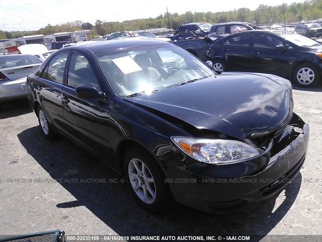 4T1BE32K33U189486 - 2003 TOYOTA CAMRY LE/XLE/SE BLACK photo 1