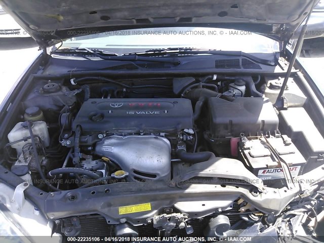 4T1BE32K33U189486 - 2003 TOYOTA CAMRY LE/XLE/SE BLACK photo 10