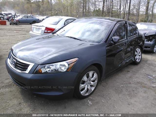 1HGCP26818A072561 - 2008 HONDA ACCORD EXL BLACK photo 2