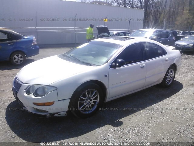 2C3HE66G71H650442 - 2001 CHRYSLER 300M WHITE photo 2