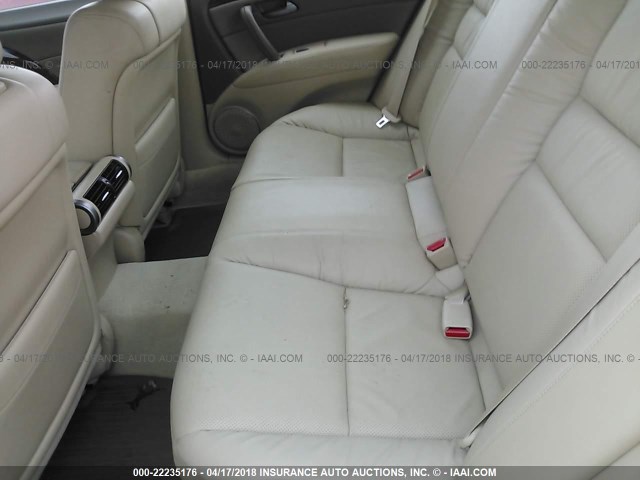 JH4KB16586C002208 - 2006 ACURA RL BLACK photo 8