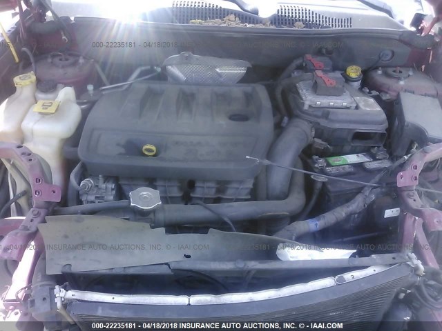 1C4NJCEB8CD554348 - 2012 JEEP COMPASS LATITUDE 红色 照片 10