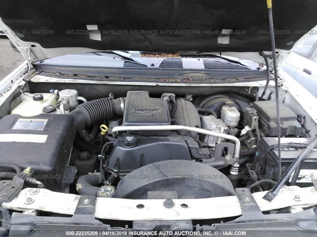 1GNDT13S842267481 - 2004 CHEVROLET TRAILBLAZER LS/LT WHITE photo 10