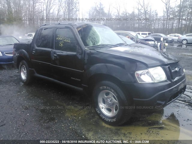 1FMZU67E52UC94616 - 2002 FORD EXPLORER SPORT TR  BLACK photo 1