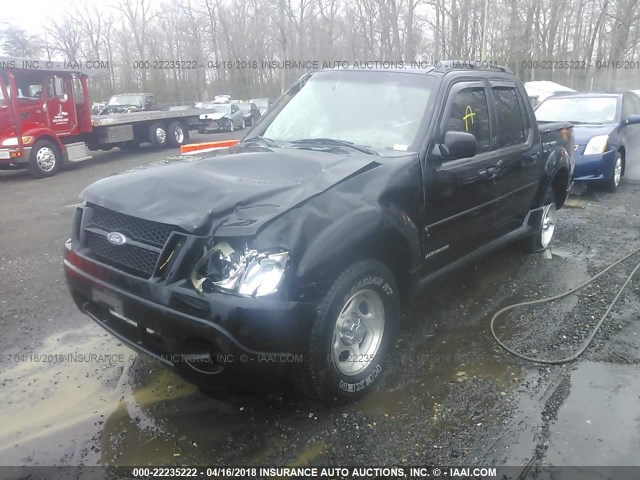 1FMZU67E52UC94616 - 2002 FORD EXPLORER SPORT TR  BLACK photo 6