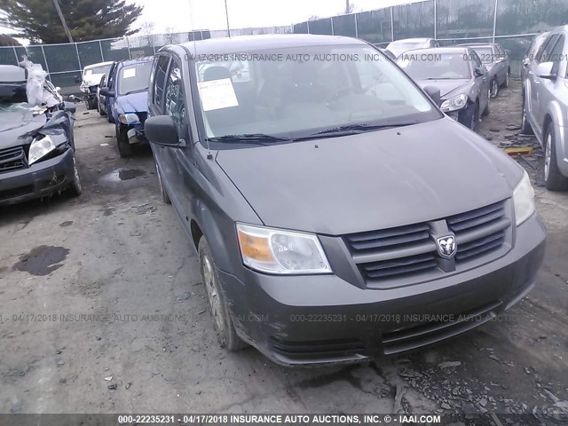 2D4RN1AEXAR327136 - 2010 DODGE GRAND CARAVAN C/V BEIGE photo 1