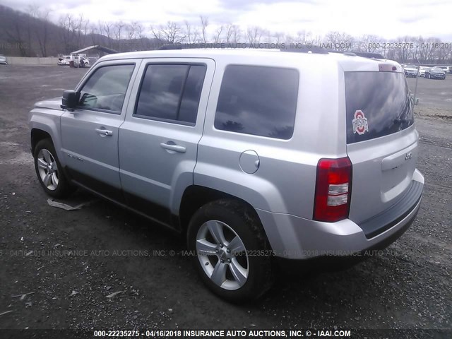 1J4NT1GA7BD208772 - 2011 JEEP PATRIOT SPORT SILVER photo 3