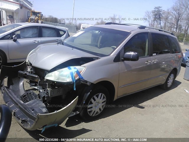 5TDZA23C84S088711 - 2004 TOYOTA SIENNA CE/LE BEIGE photo 2