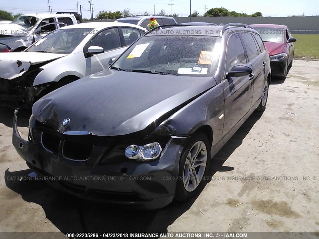 WBAVT73588FZ37651 - 2008 BMW 328 XIT GRAY photo 2