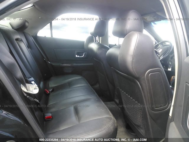 1G6DM57T260206872 - 2006 CADILLAC CTS BLACK photo 8