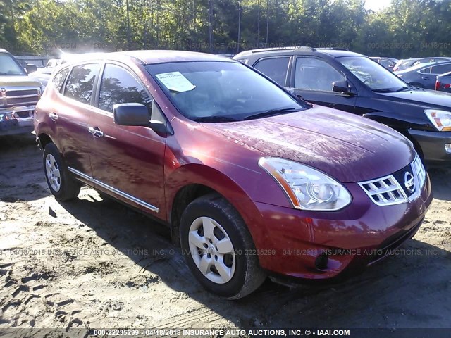 JN8AS5MT4BW173198 - 2011 NISSAN ROGUE S/SV/KROM RED photo 1