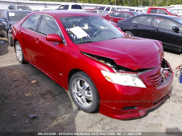 4T4BE46KX8R024080 - 2008 TOYOTA CAMRY CE/LE/XLE/SE RED photo 1