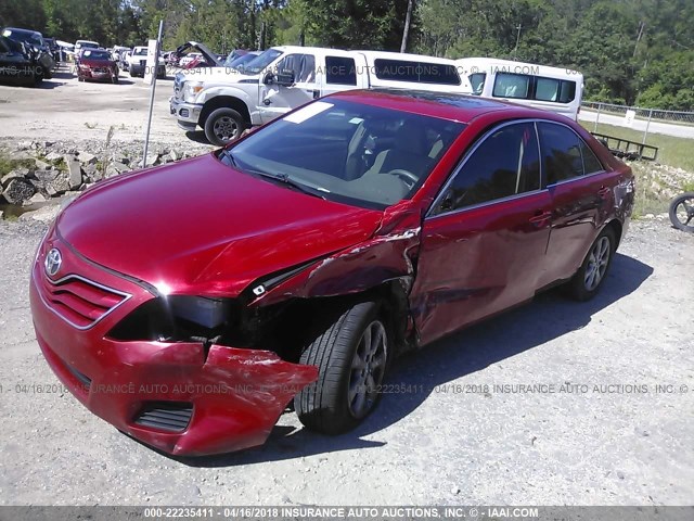 4T1BF3EK0BU155058 - 2011 TOYOTA CAMRY SE/LE/XLE 红色 照片 2