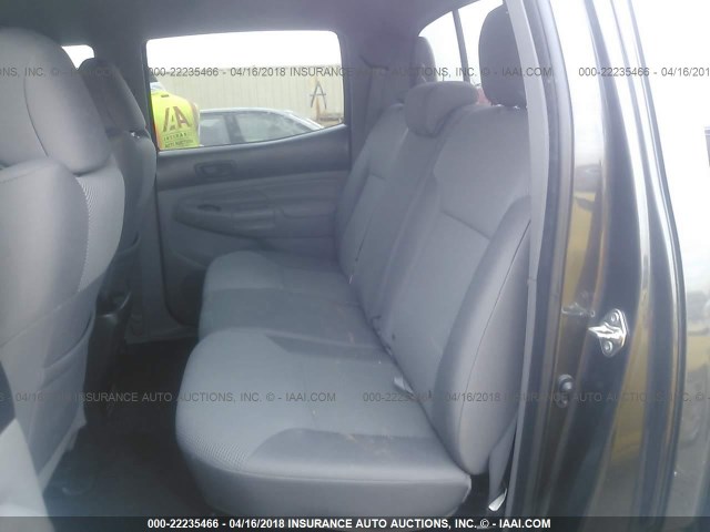 3TMJU4GN9EM166085 - 2014 TOYOTA TACOMA DOUBLE CAB PRERUNNER GRAY photo 8