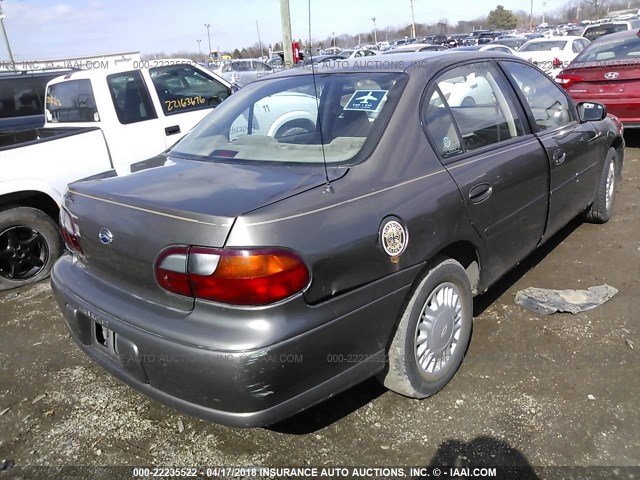 1G1ND52J02M603516 - 2002 CHEVROLET MALIBU BROWN photo 4