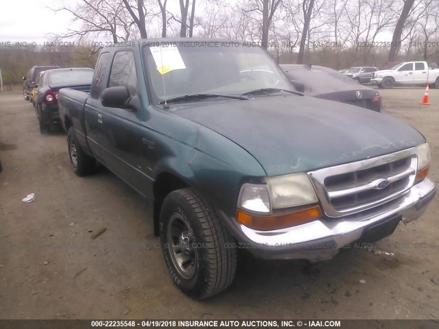 1FTYR14XXWTA64723 - 1998 FORD RANGER SUPER CAB TURQUOISE photo 1