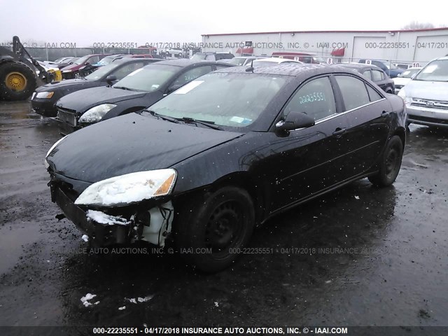 1G2ZF57B684247025 - 2008 PONTIAC G6 VALUE LEADER/BASE BLACK photo 2