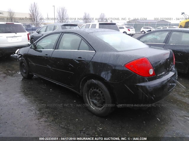 1G2ZF57B684247025 - 2008 PONTIAC G6 VALUE LEADER/BASE BLACK photo 3