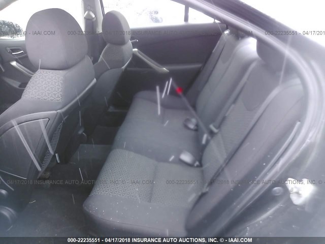 1G2ZF57B684247025 - 2008 PONTIAC G6 VALUE LEADER/BASE BLACK photo 8