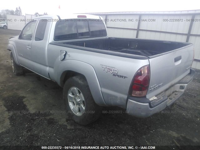 5TEUU42NX6Z296465 - 2006 TOYOTA TACOMA ACCESS CAB Silber Foto 3