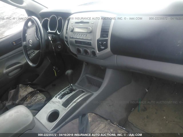 5TEUU42NX6Z296465 - 2006 TOYOTA TACOMA ACCESS CAB Silber Foto 5