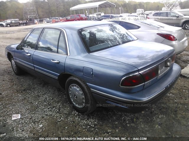 1G4HP52K4XH449747 - 1999 BUICK LESABRE CUSTOM BLUE photo 3