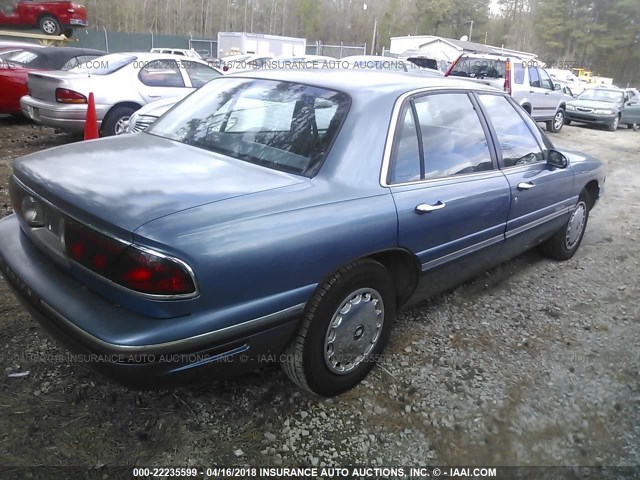 1G4HP52K4XH449747 - 1999 BUICK LESABRE CUSTOM BLUE photo 4