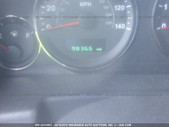 1J8HG48N46C212261 - 2006 JEEP COMMANDER BLUE photo 7