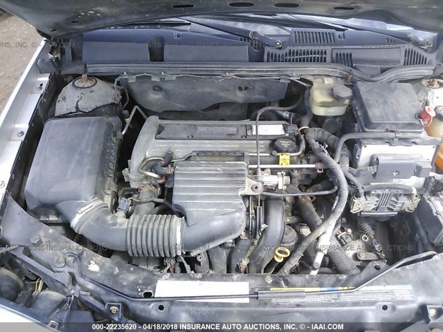1G8AJ52F14Z123298 - 2004 SATURN ION LEVEL 2 SILVER photo 10
