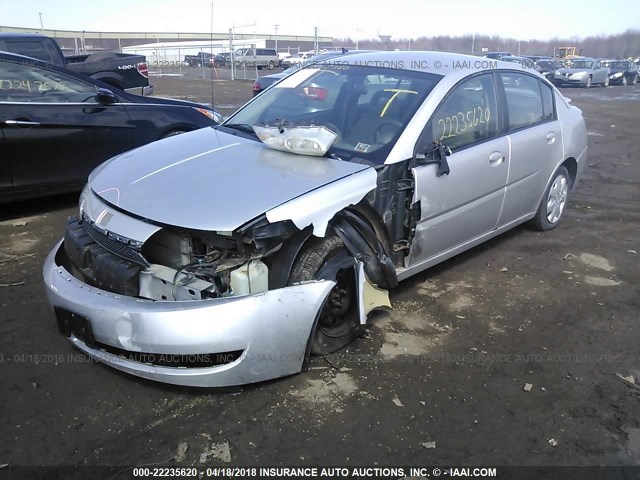 1G8AJ52F14Z123298 - 2004 SATURN ION LEVEL 2 SILVER photo 2