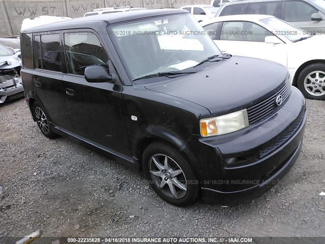 JTLKT324764068285 - 2006 TOYOTA SCION XB BLACK photo 1