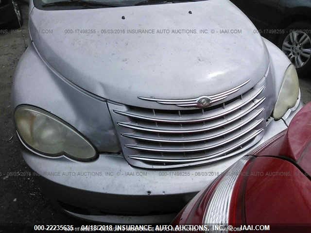 3A4FY58B16T356694 - 2006 CHRYSLER PT CRUISER TOURING SILVER photo 6